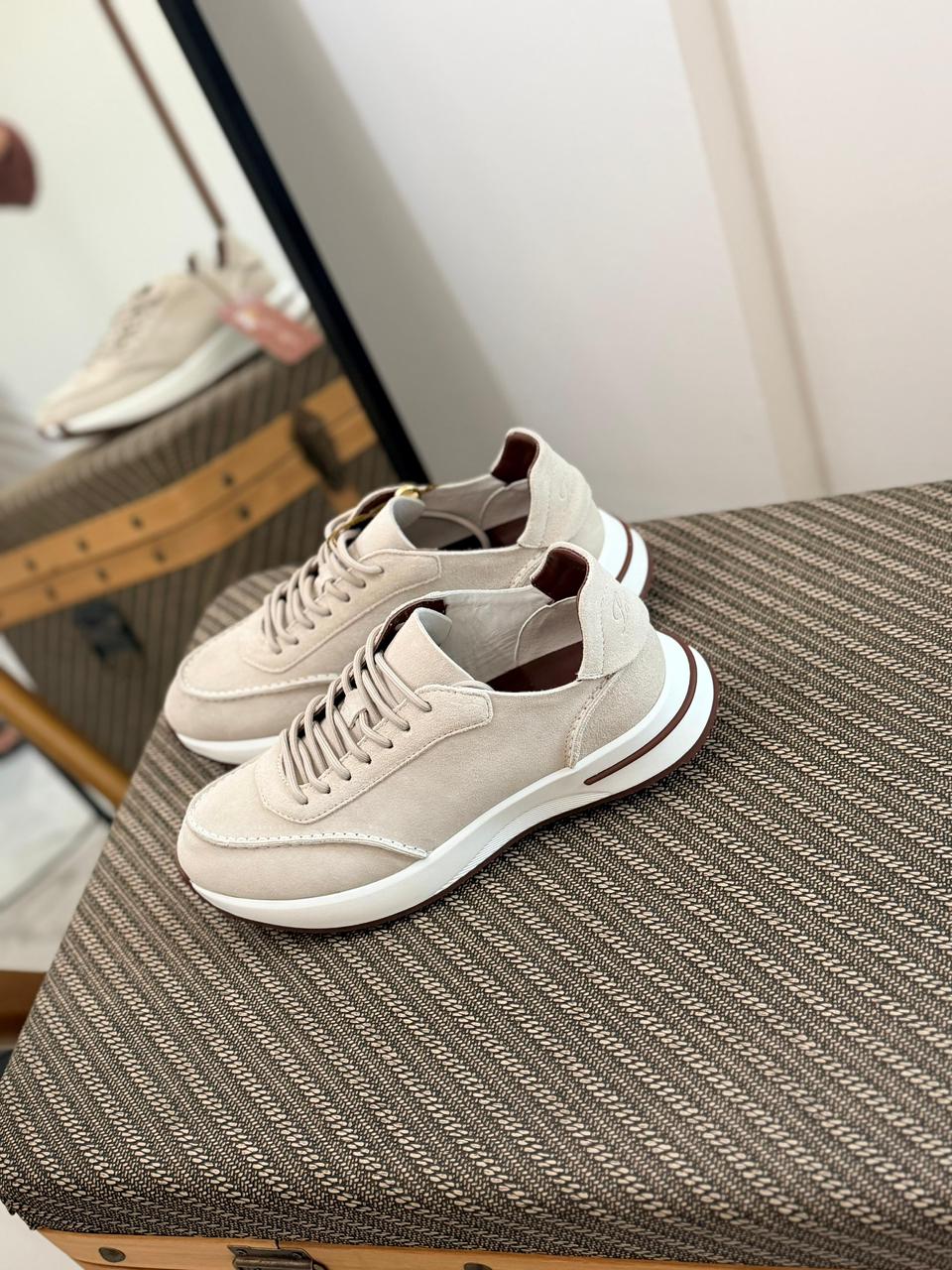 LORO PIANA Week End Walk Sneaker Pecora