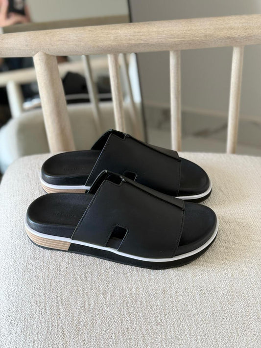 Hermès Pharaon Leather Sandals