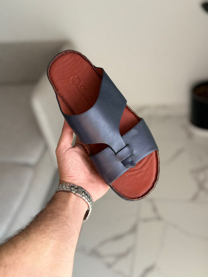 Loro Piana Leather Slide Sandals