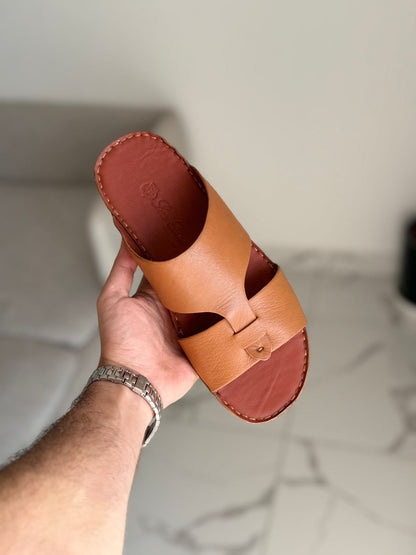 Loro Piana Leather Slide Sandals