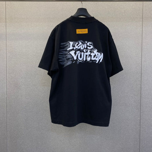 Louis Vuitton Graffiti Logo Oversized T-Shirt
