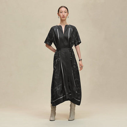 Hermes Elegant Women’s Long Dress