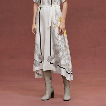 Hermes Elegant Women’s Long Dress