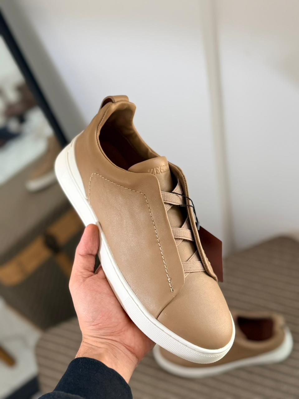 Zegna Triple Stitch Classic Men's Sneakers