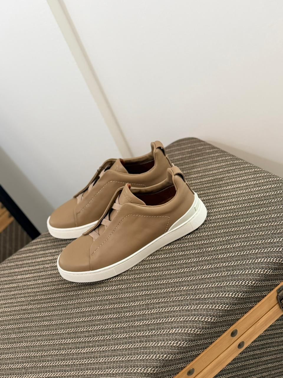 Zegna Triple Stitch Classic Men's Sneakers