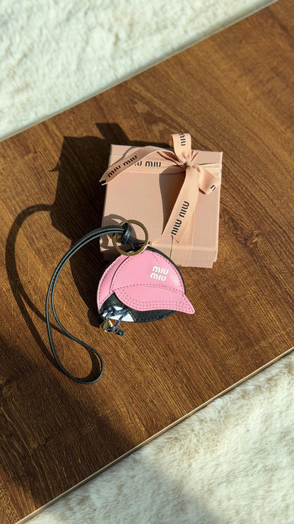 Miu Miu Leather key ring trick