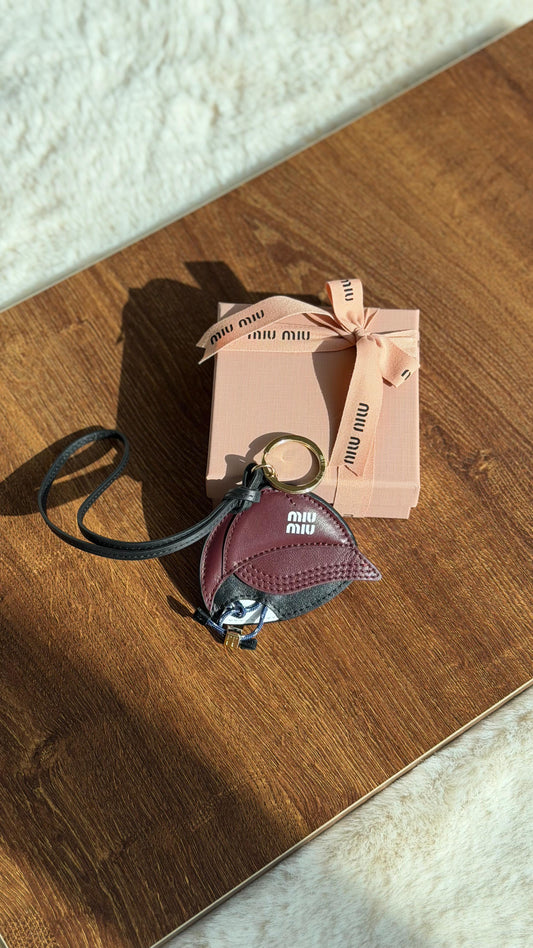 Miu Miu Leather key ring trick