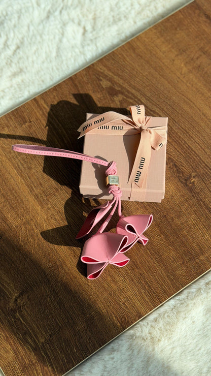 Miu Miu Leather trick Charm