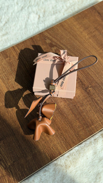 Miu Miu Leather trick Charm