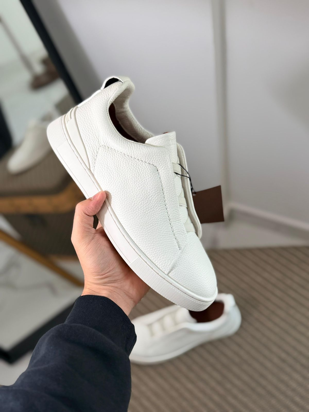 Zegna Triple Stitch Classic Men's Sneakers