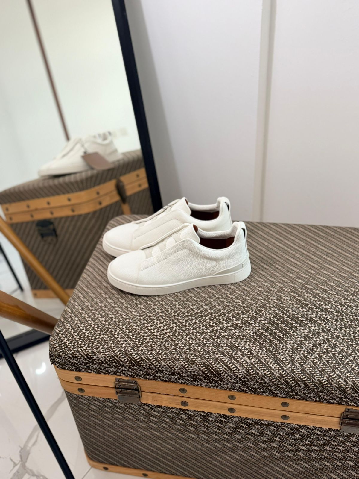 Zegna Triple Stitch Classic Men's Sneakers