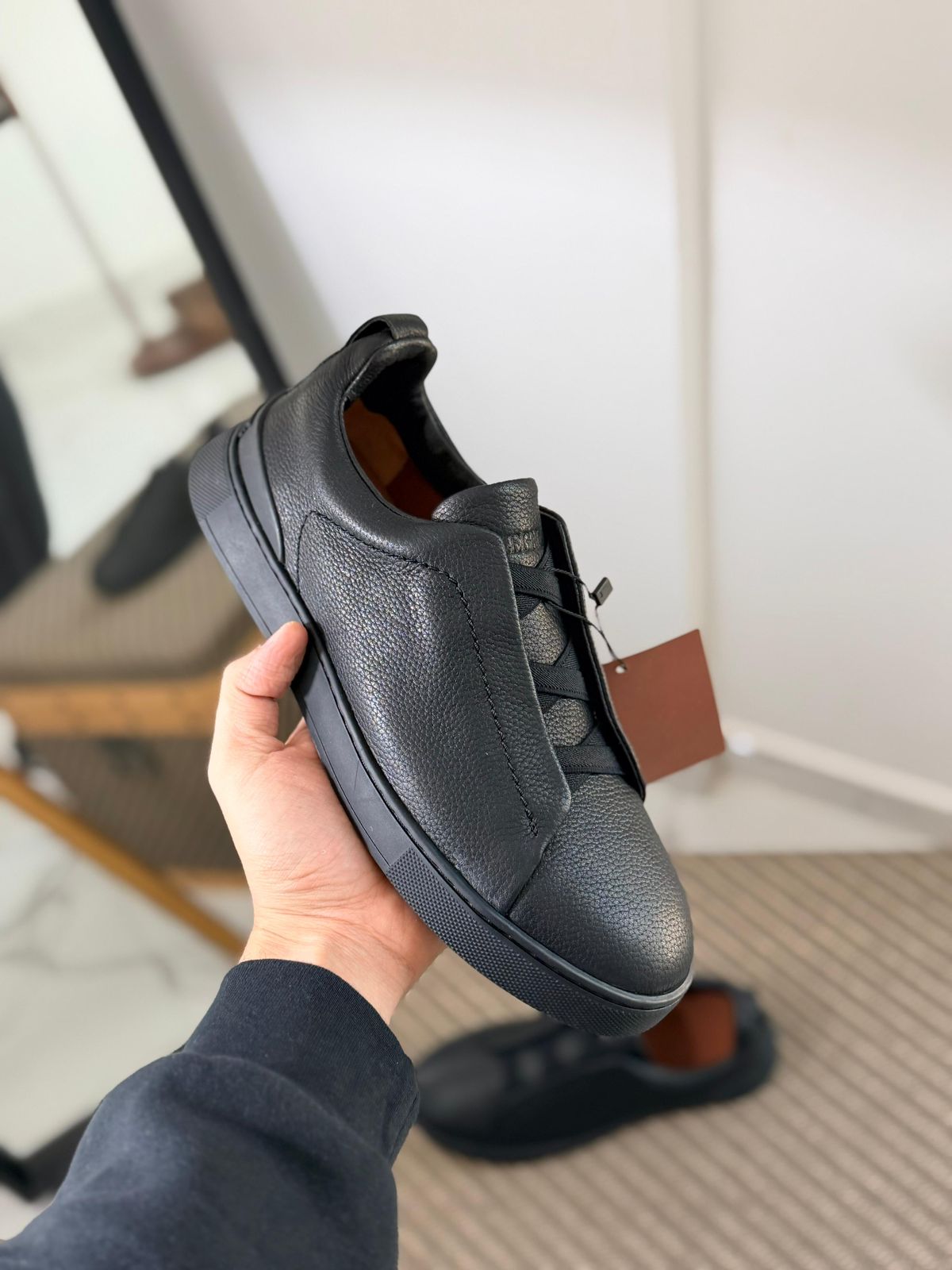 Zegna Triple Stitch Classic Men's Sneakers