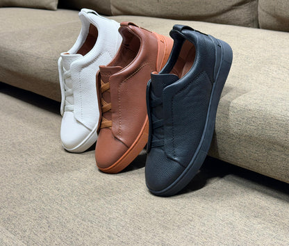Zegna Triple Stitch Classic Men's Sneakers