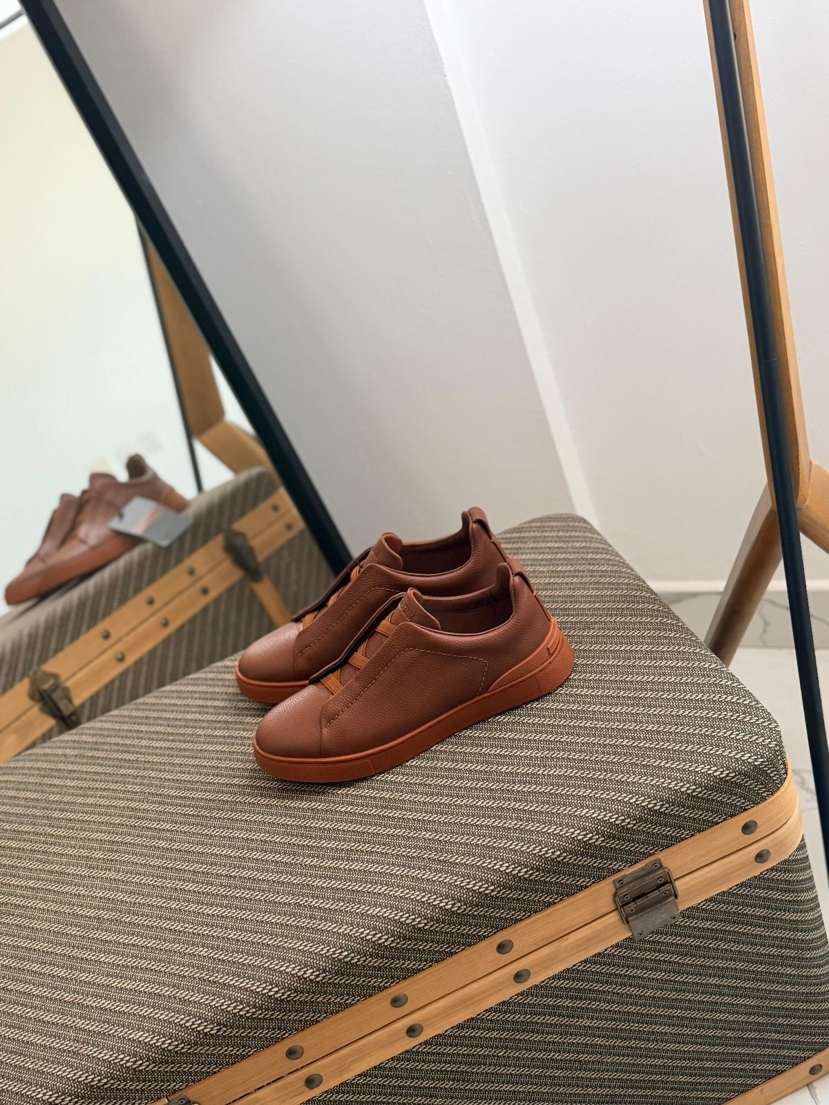 Zegna Triple Stitch Classic Men's Sneakers