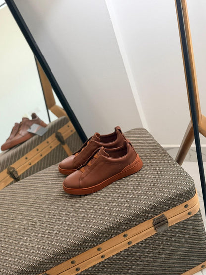Zegna Triple Stitch Classic Men's Sneakers