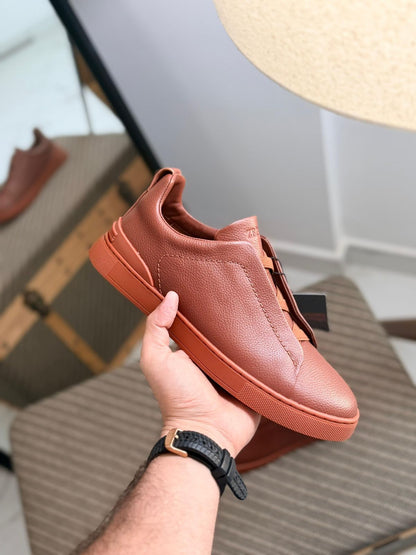 Zegna Triple Stitch Classic Men's Sneakers
