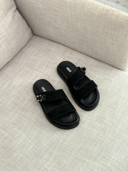 Dior Aqua Sandal in Suede