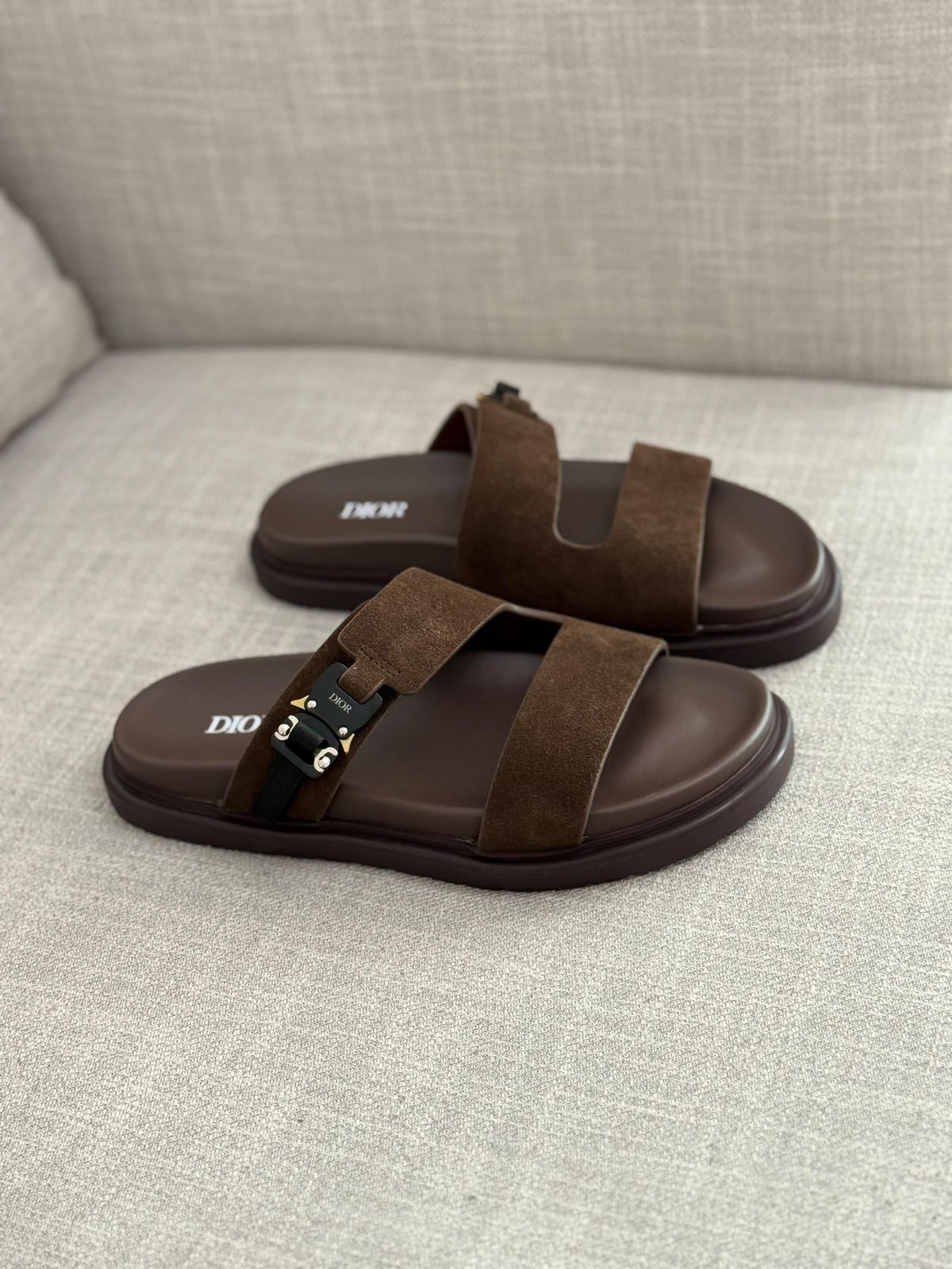 Dior Aqua Sandal in Suede