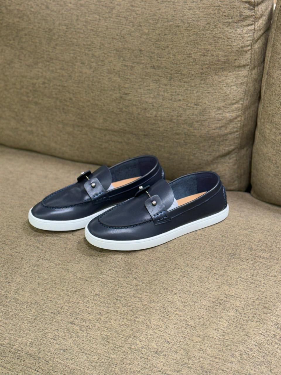 Christian Louboutin Men’s Classic Slip-On Loafers