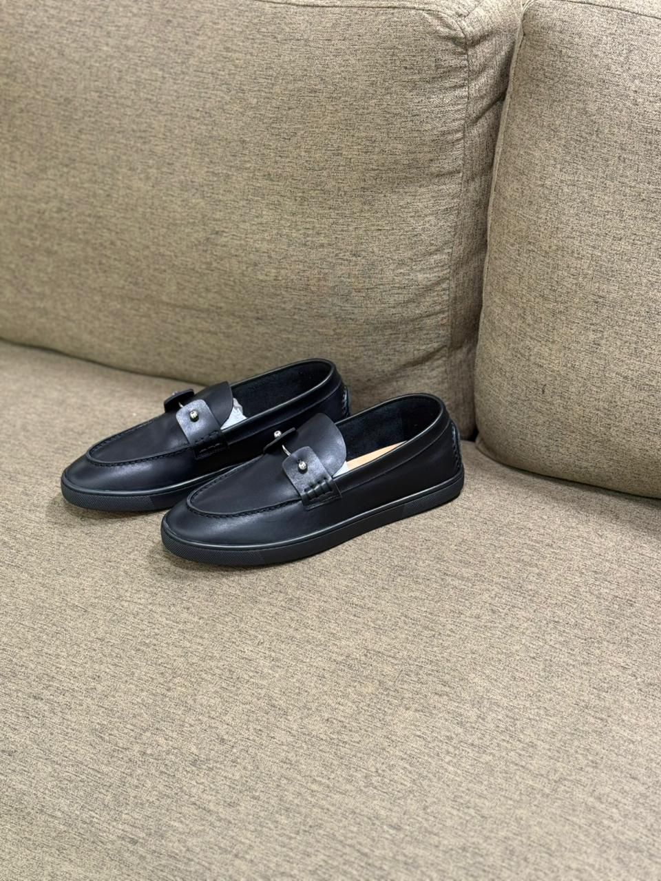 Christian Louboutin Men’s Classic Slip-On Loafers