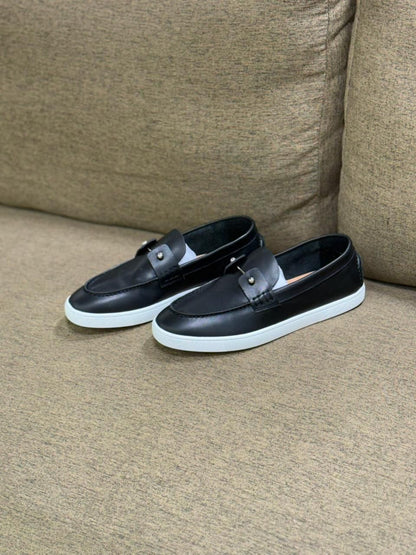 Christian Louboutin Men’s Classic Slip-On Loafers