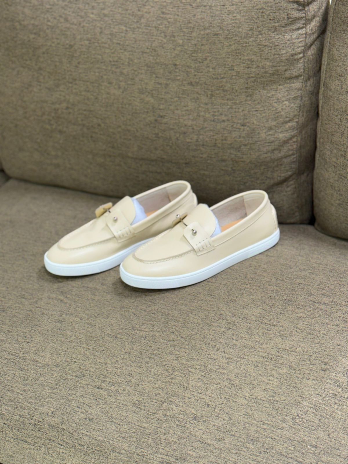 Christian Louboutin Men’s Classic Slip-On Loafers