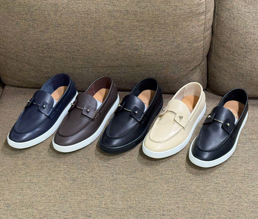 Christian Louboutin Men’s Classic Slip-On Loafers