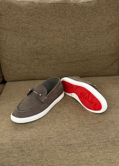 Christian Louboutin Elegant Slip-On Leather Loafers