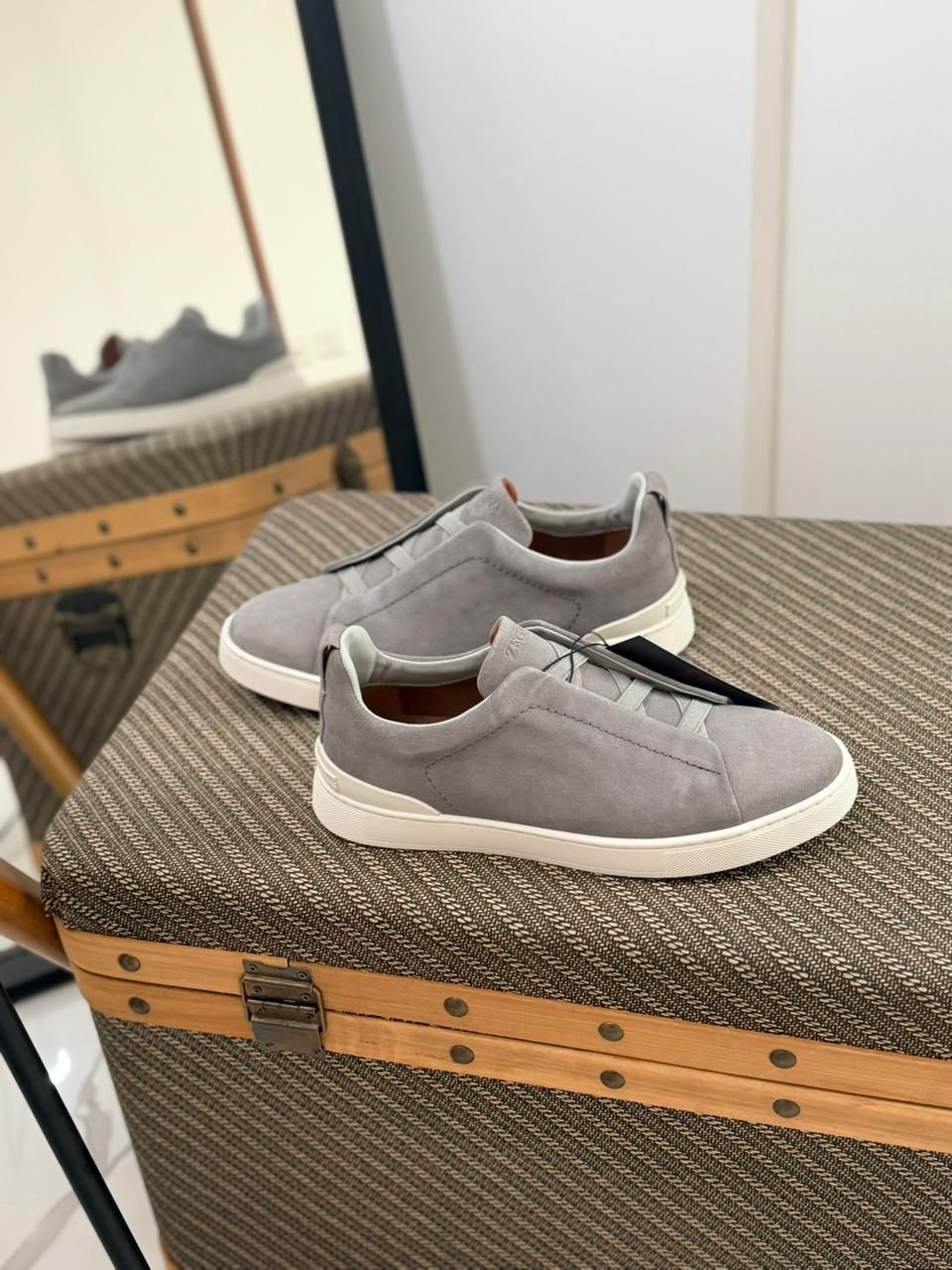 Zegna Triple Stitch Classic Men's Sneakers