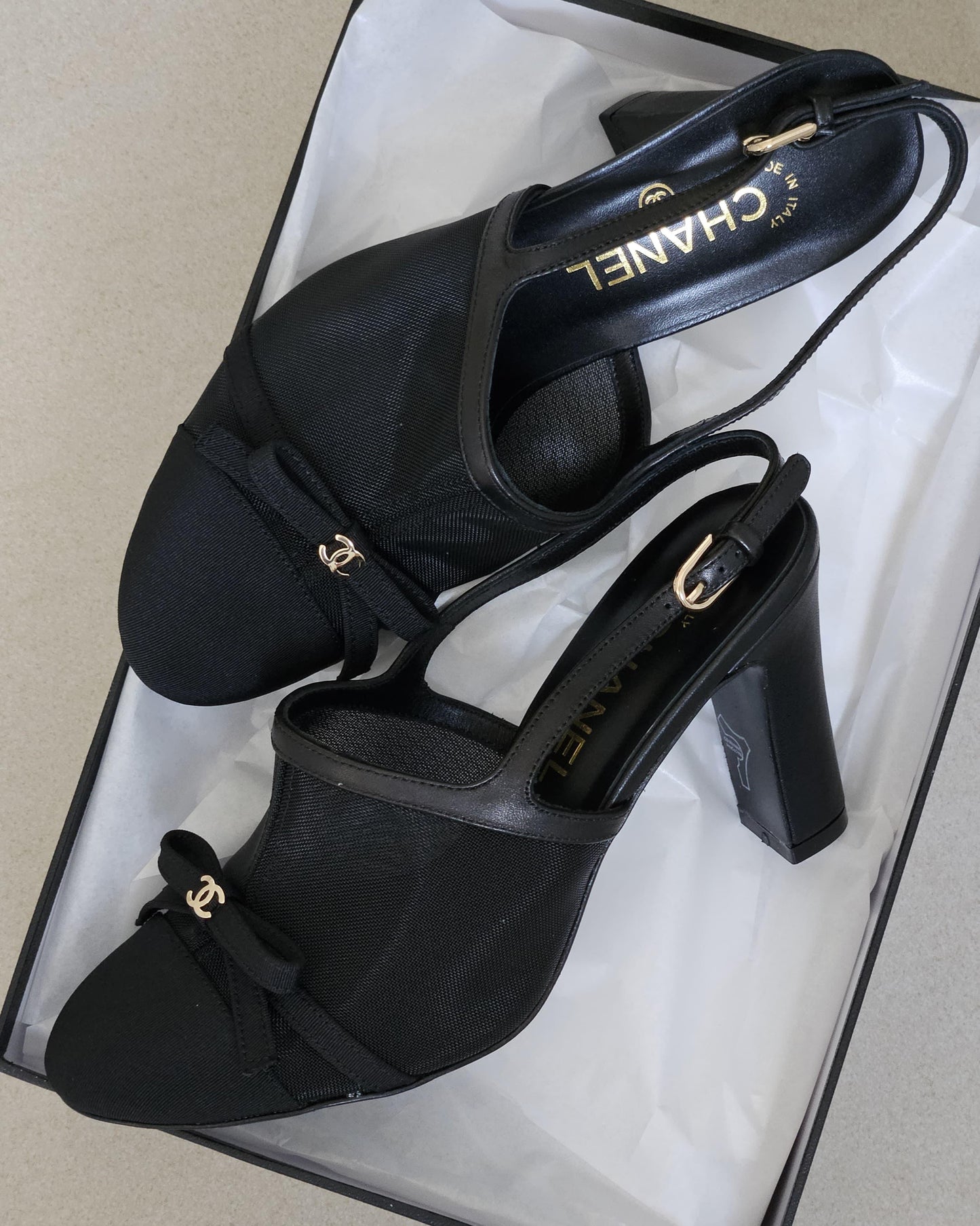 CHANEL Heeled Slingbacks