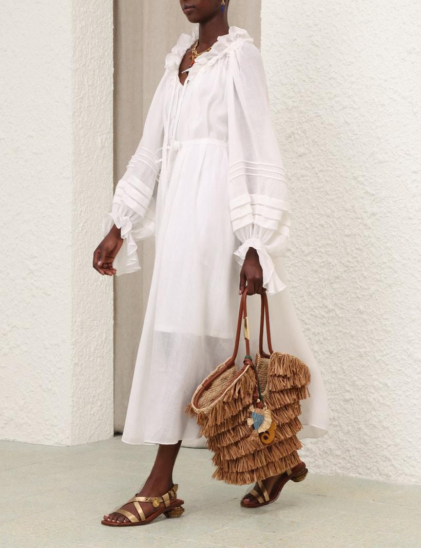 Zimmermann Ruffled Boho Maxi Dress