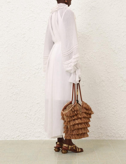 Zimmermann Ruffled Boho Maxi Dress