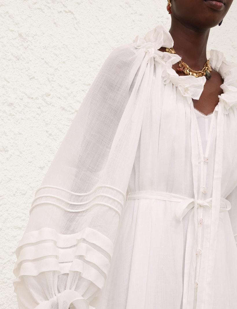 Zimmermann Ruffled Boho Maxi Dress