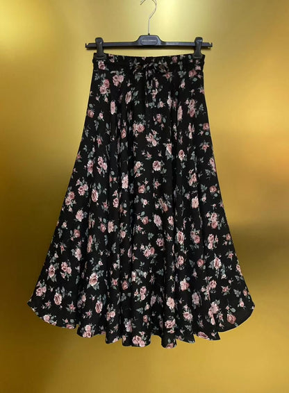 Dolce & Gabbana Floral Print Blouse and Pleated Midi Skirt Set for Women