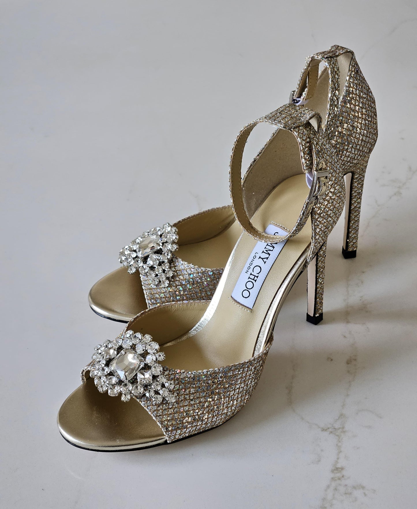 Jimmy Choo Annie 100 Crystal Pumps