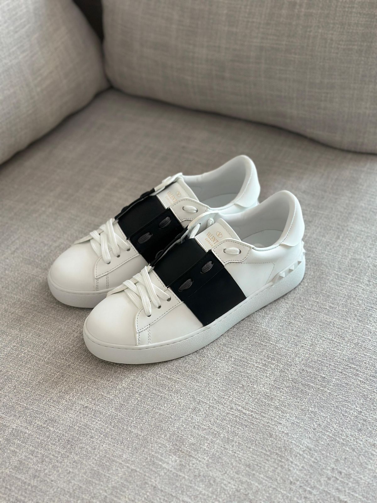 Valentino Calfskin Open Sneaker