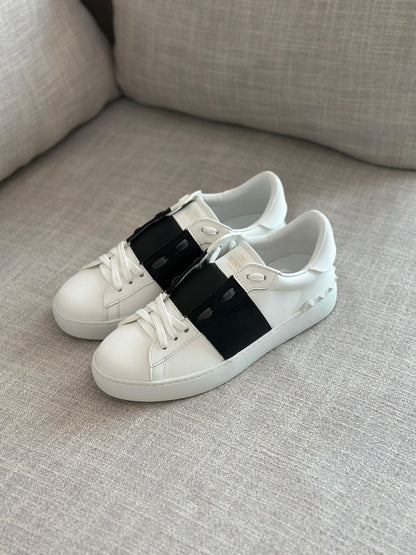 Valentino Calfskin Open Sneaker