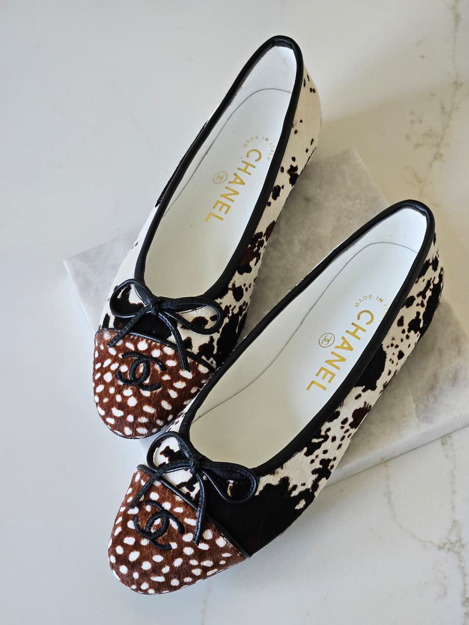 Chanel Bow-Detail Ballet Flats
