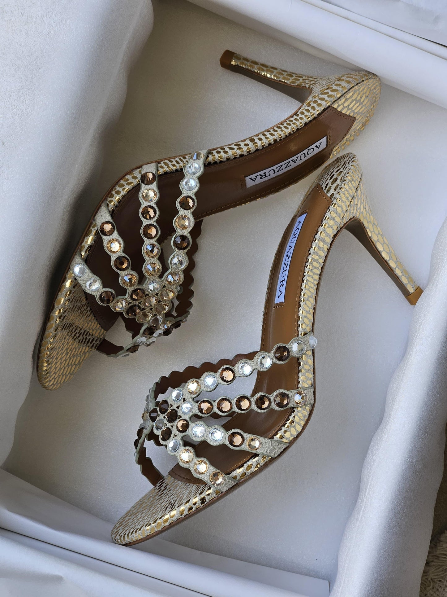 Aquazzura Tequila 75 Mule Sandals