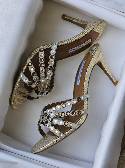 Aquazzura Tequila 75 Mule Sandals