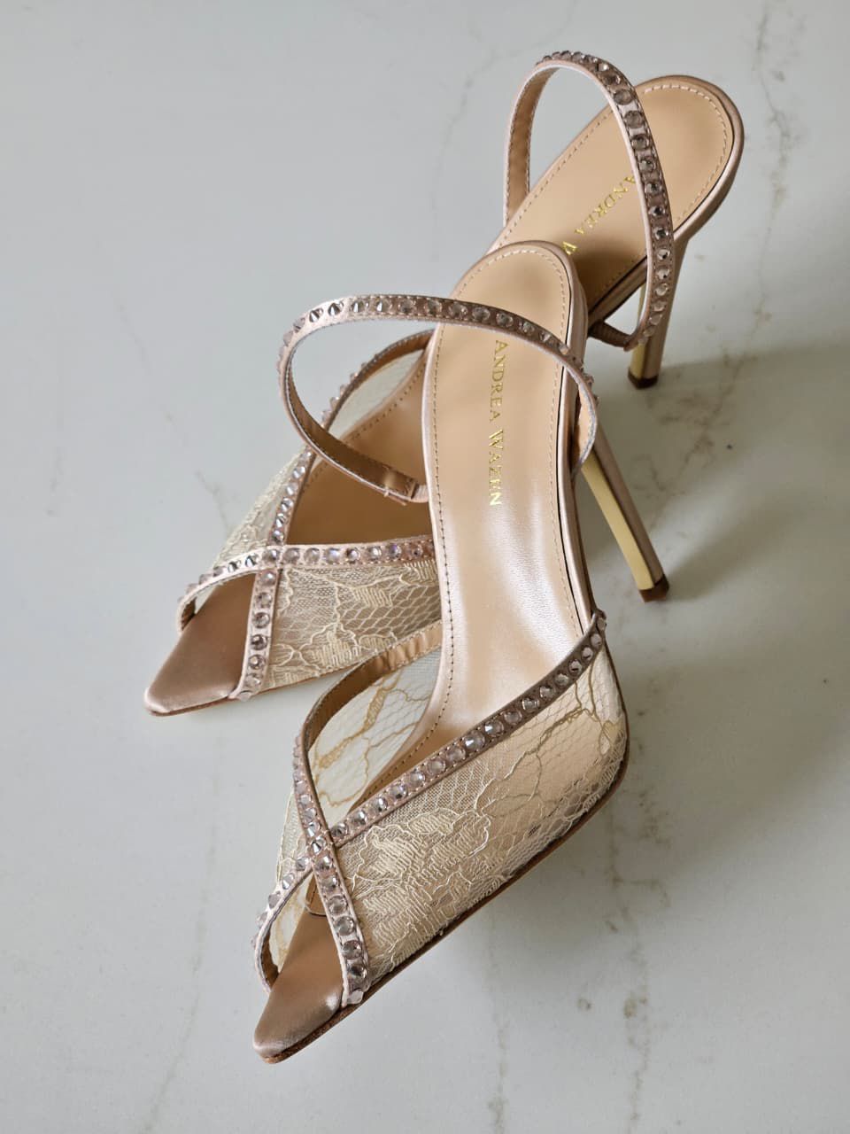 Andrea Wazen Katy 105 slingback pumps