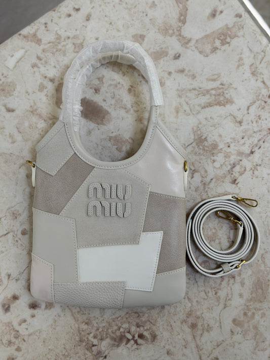 Miu Miu Ivy leather patchwork bag
