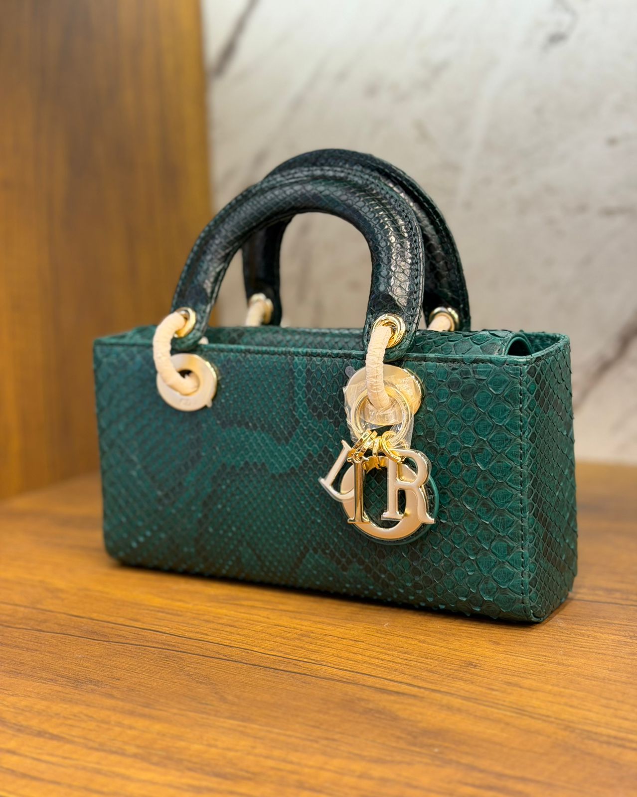 Lady D-Joy 22 Bag in Snakeskin