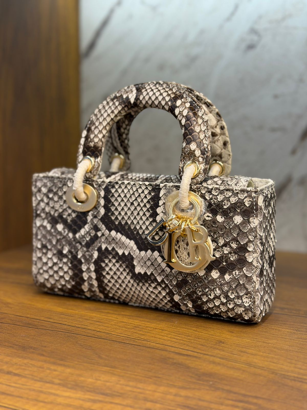 Lady D-Joy 22 Bag in Snakeskin