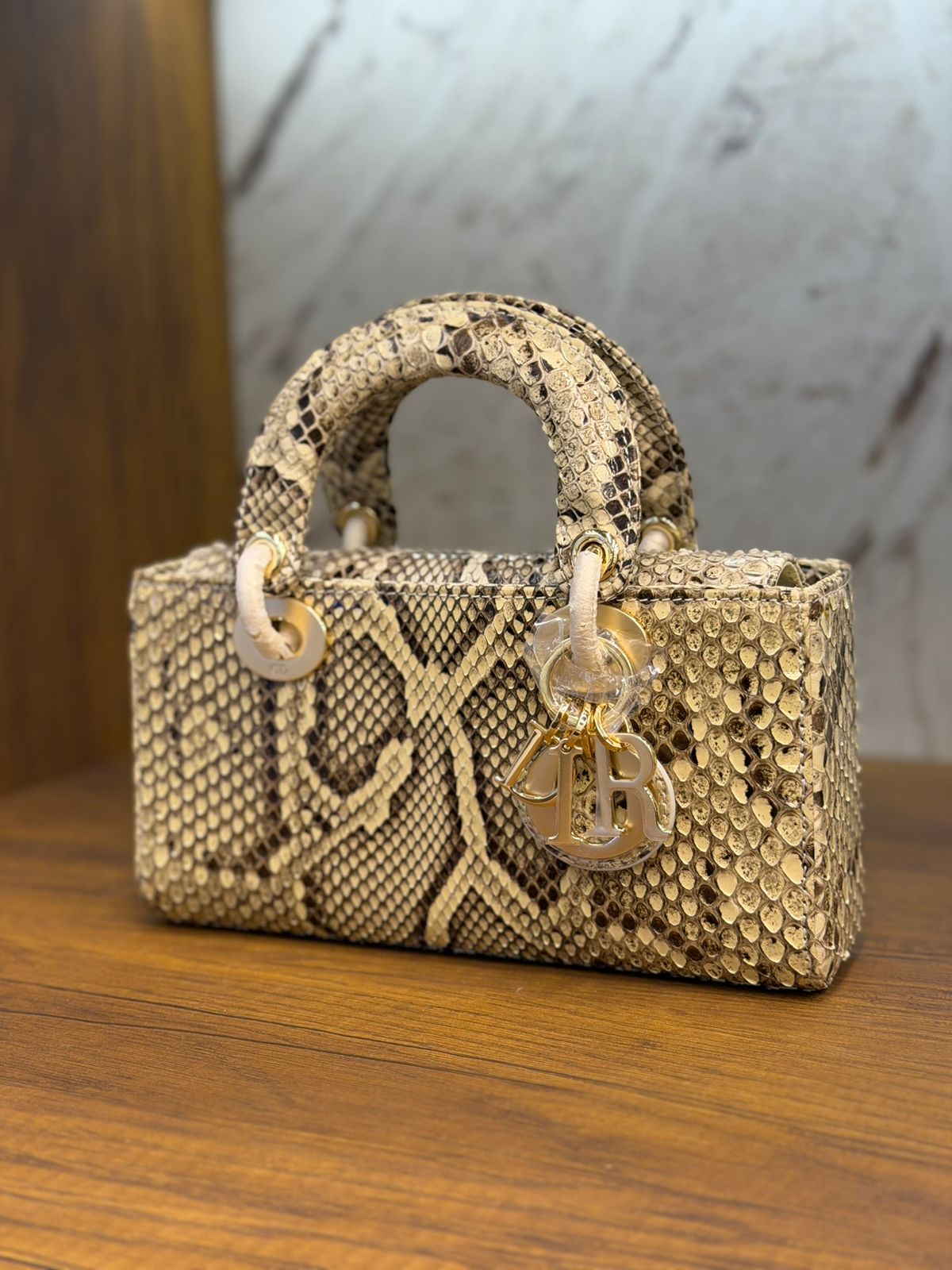 Lady D-Joy 22 Bag in Snakeskin