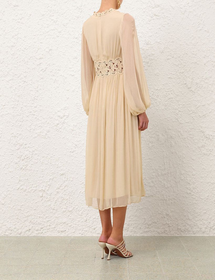 Zimmermann Luna Billow Midi Dress