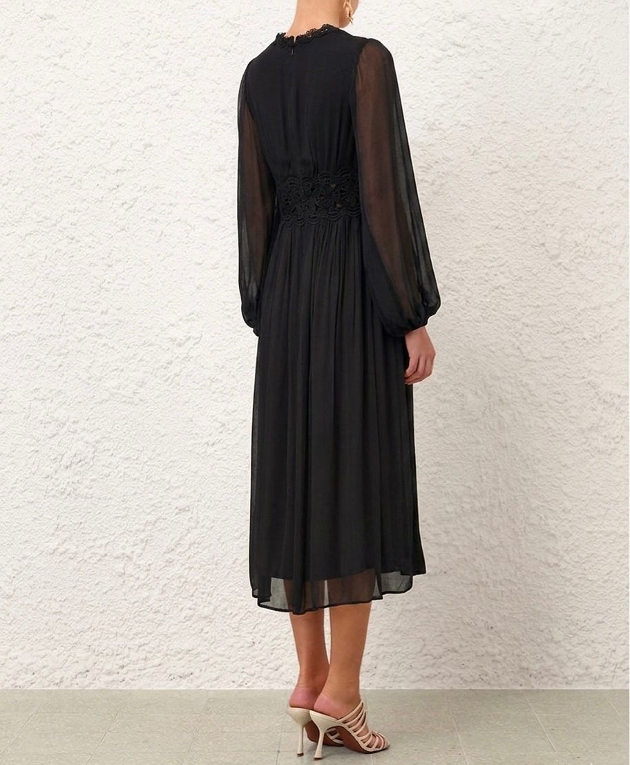 Zimmermann Luna Billow Midi Dress