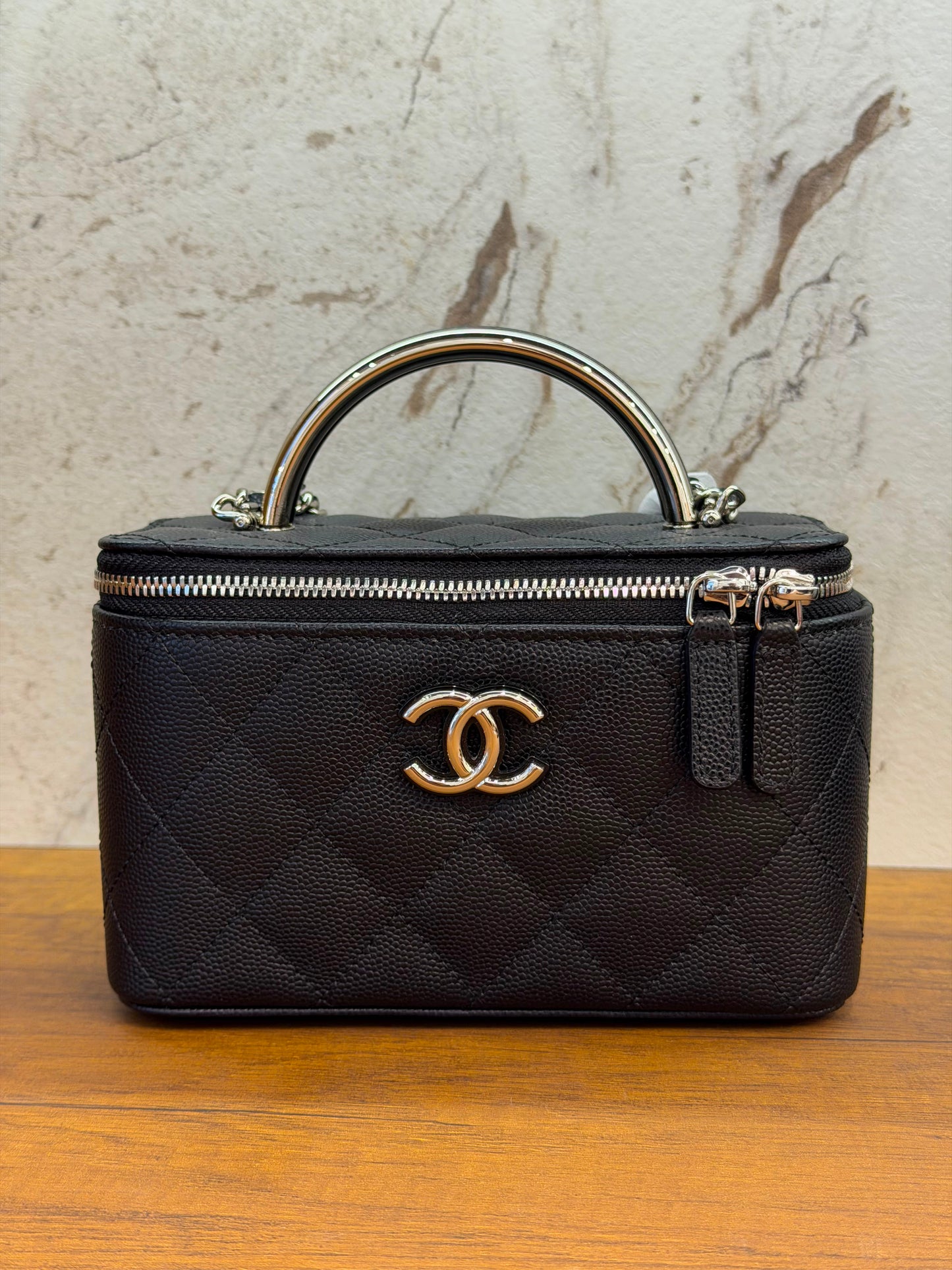 CHANEL Long Vanity Bag