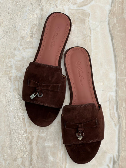 LORO PIANA Summer Charms Flat Sandal
