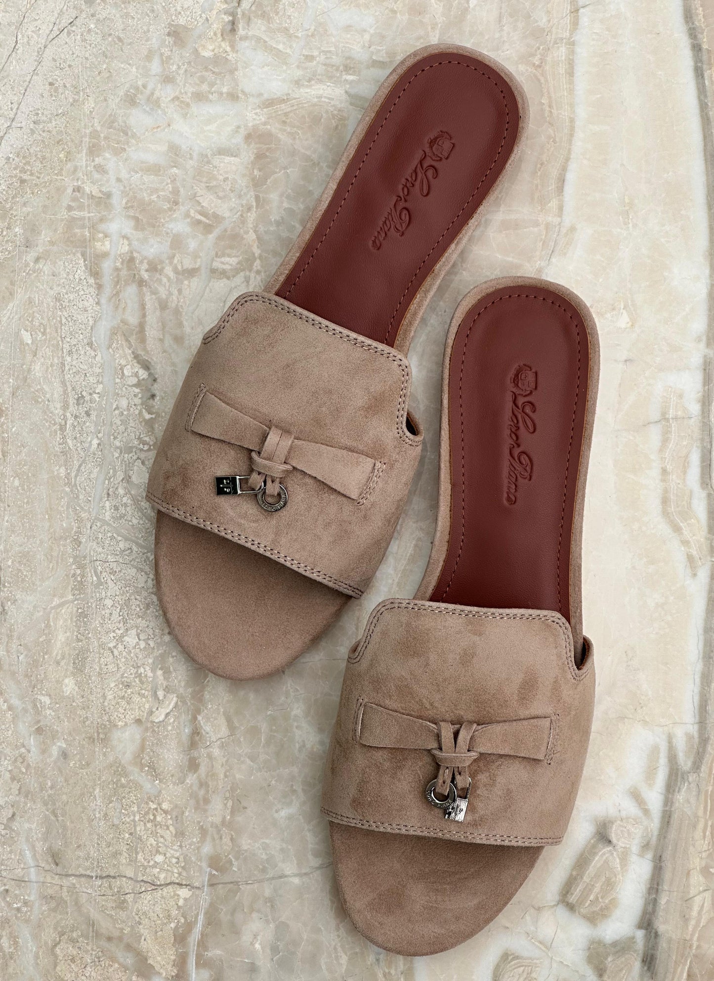 LORO PIANA Summer Charms Flat Sandal